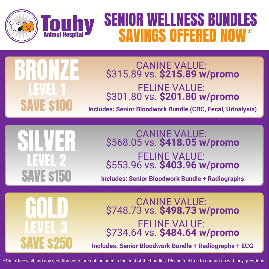 Touhy animal hospital discount: 50% off vaccines every Thursday!